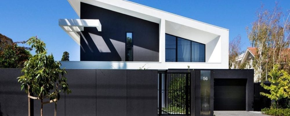 Fachadas de negro para casas modernas - Decora Online