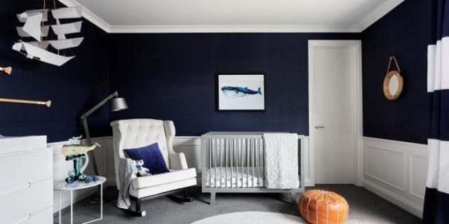 Decoración náutica para el cuarto del bebé
