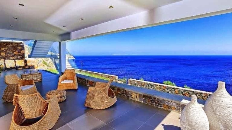 Casa en Isla Creta con vistas al mar Egeo | Casas y Fachadas Modernas