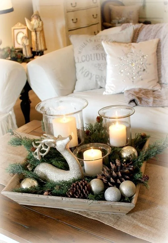 centro de mesa Navideño