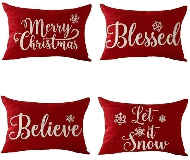 cojines de navidad believe