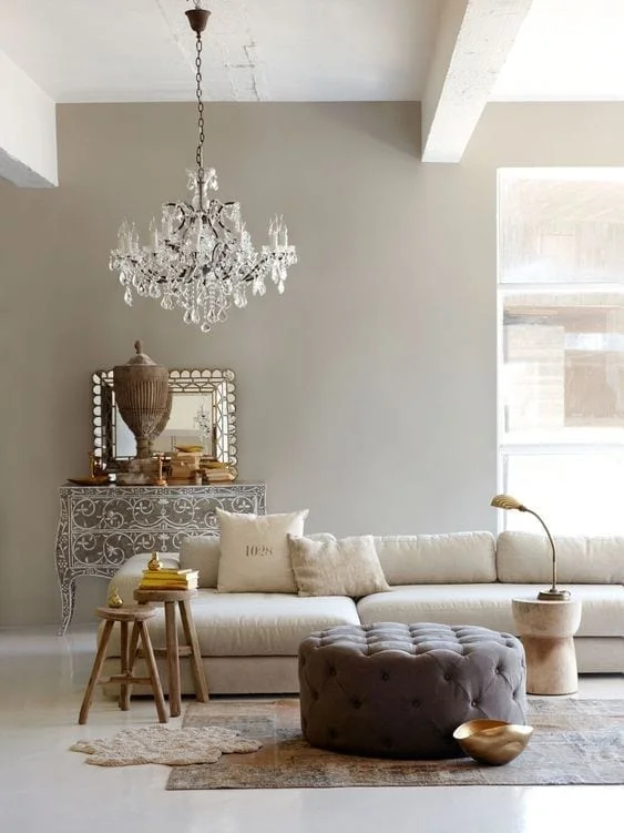 decoración fall winter para la sala