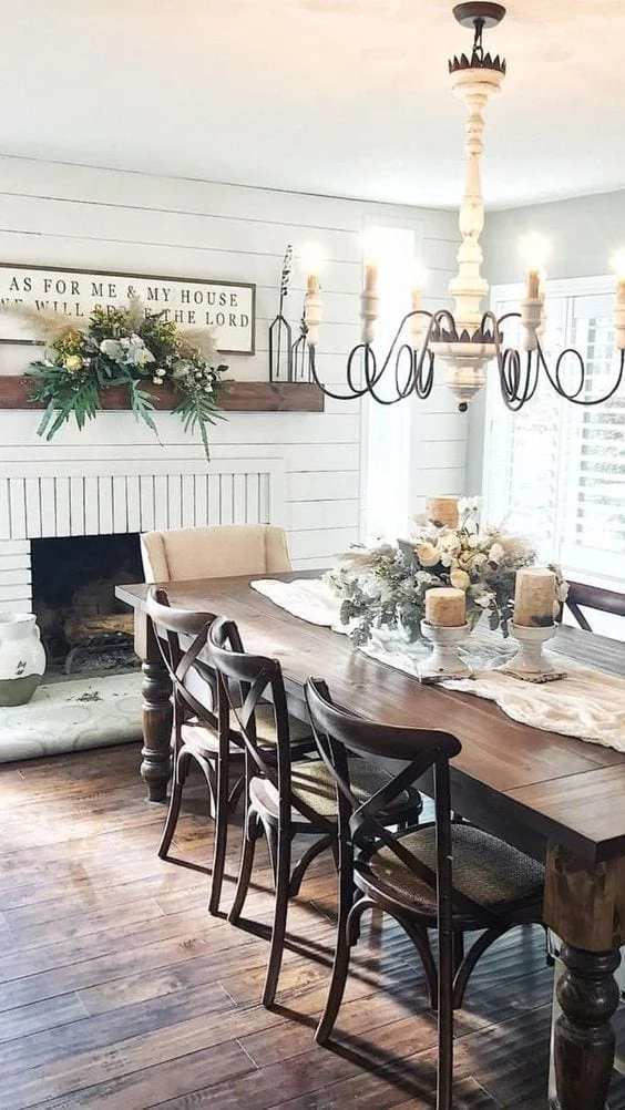 comedores estilo farmhouse