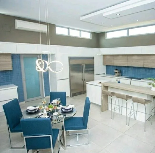 ideas para decorar el desayunador en la cocina