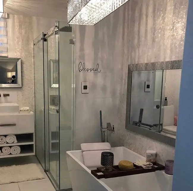 duchas de cristal para baños modernos