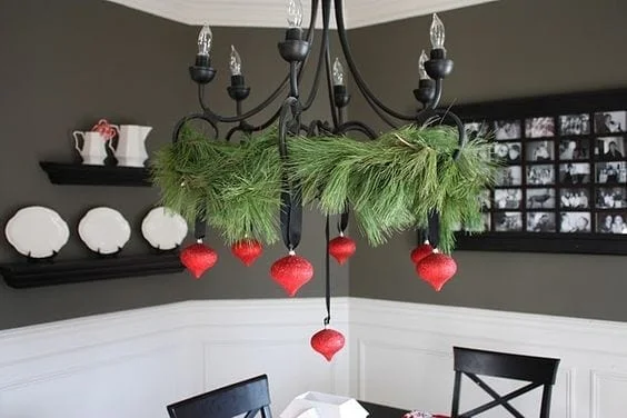 pintar el comedor en Navidad