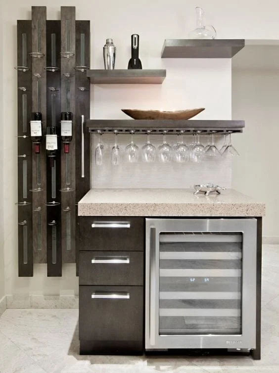 ideas para diseñar una barra o wet bar en la casa