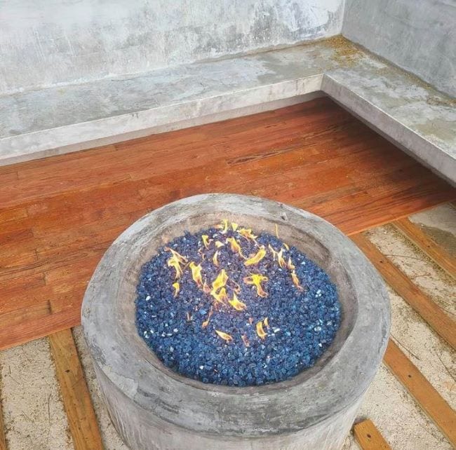 fogatas para ambientar los exteriores