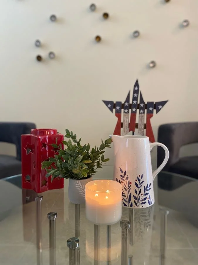 decoraciones 4 de julio para la sala
