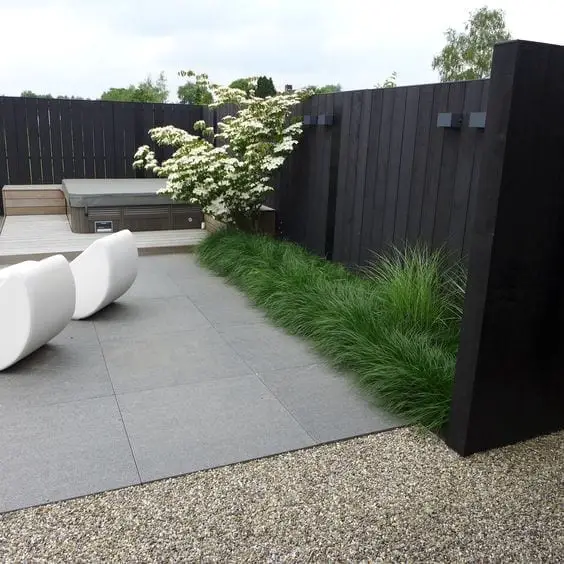 jardines modernos con diseño minimalista