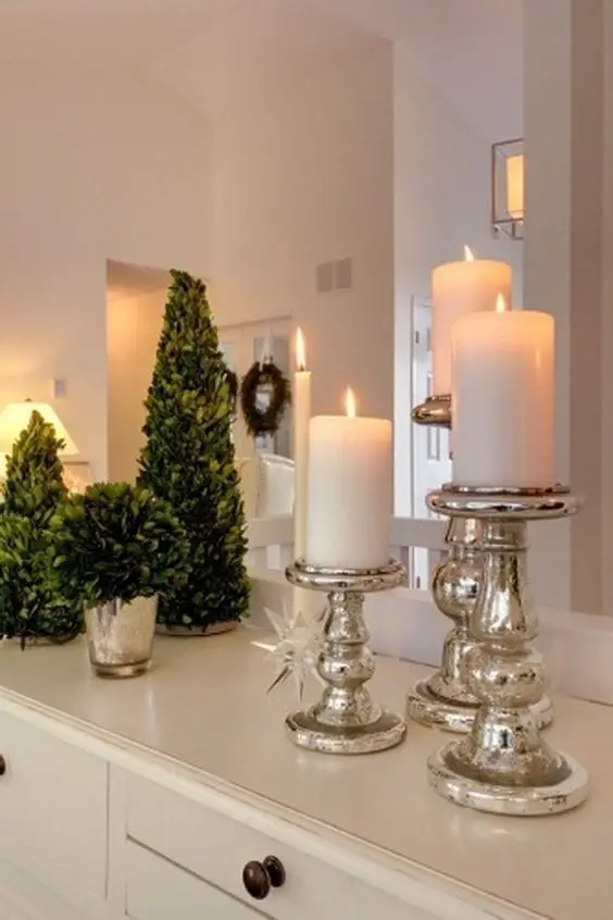 candelabros navideños para decorar
