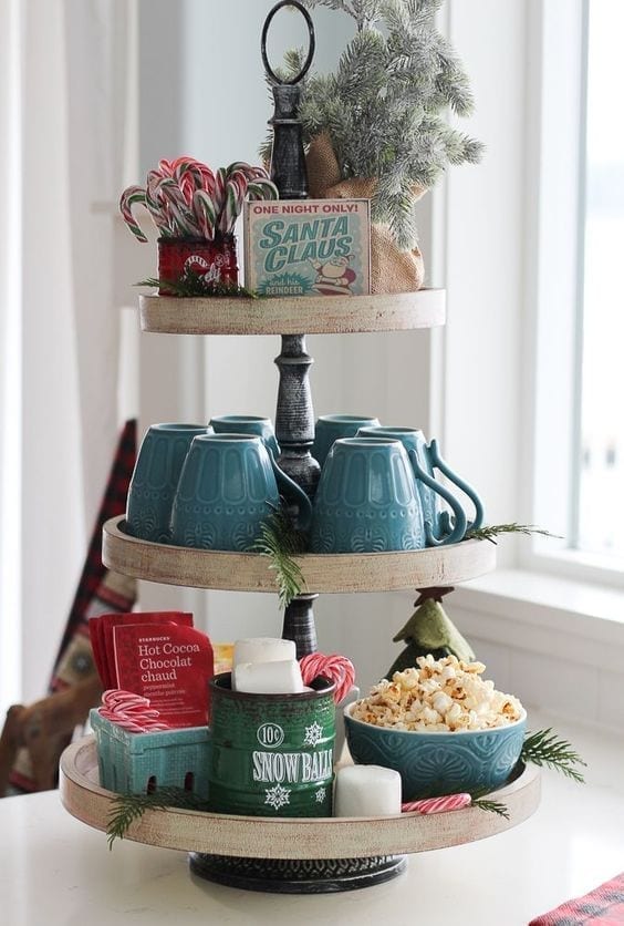 barra de cafe navidad