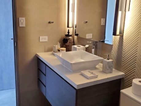 muebles modernos para remodelar el baño