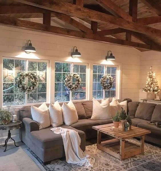 ideas para decorar la sala en navidad