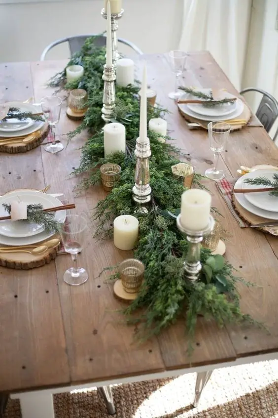 como decorar la mesa navideña