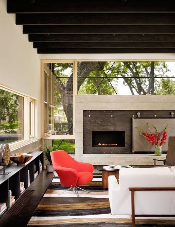 chimeneas modernas