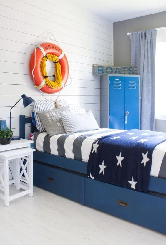 Decora las habitaciones de los niños con motivo playero