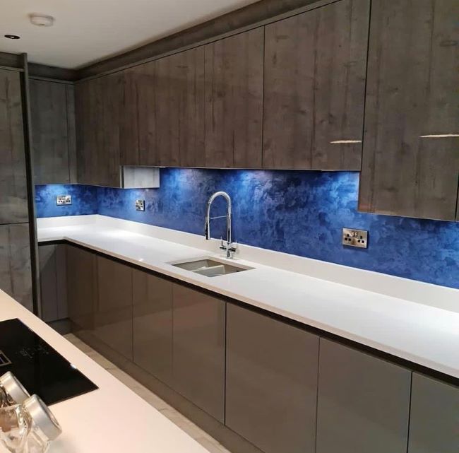 cocinas azules