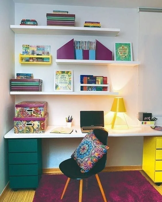 como crear un cuarto de estudio para los niños