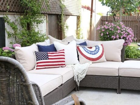 como decorar el patio para el 4 de julio