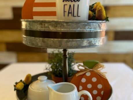 Tiered Tray de otoño