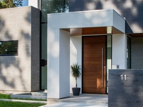 ideas para pintar fachada moderna grist blanca