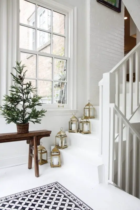 ideas para decoración navidad minimalista