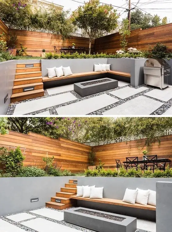 ideas para cubrir el patio con patio pavers