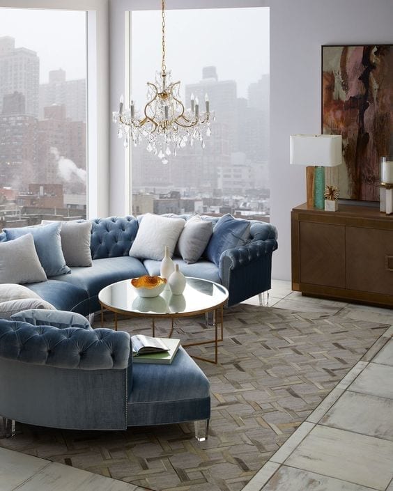 ideas para decorar con lámparas chandelier