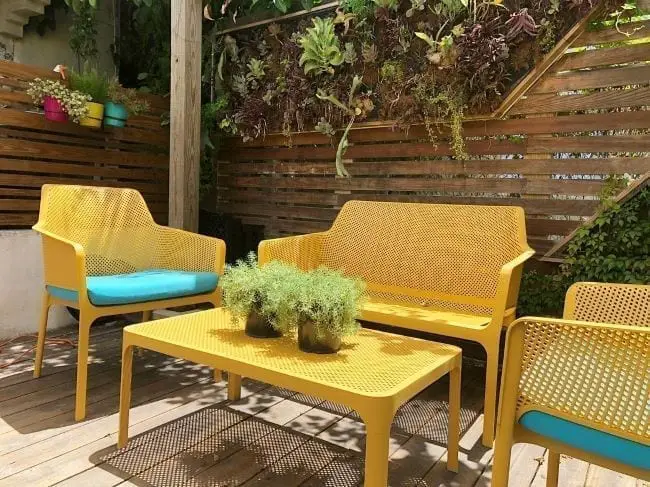 cómo elegir mueble apropiado para el el patio 