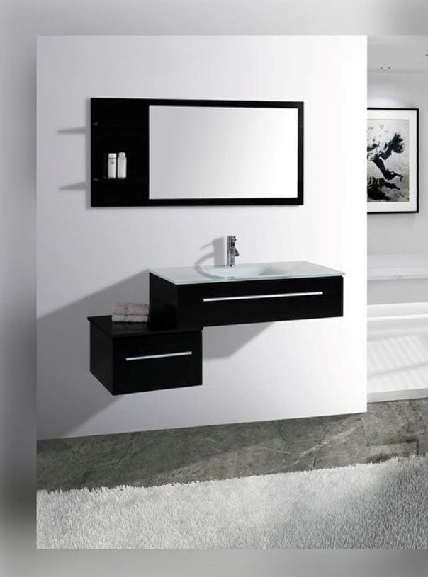 estilos de gabinete para baños modernos