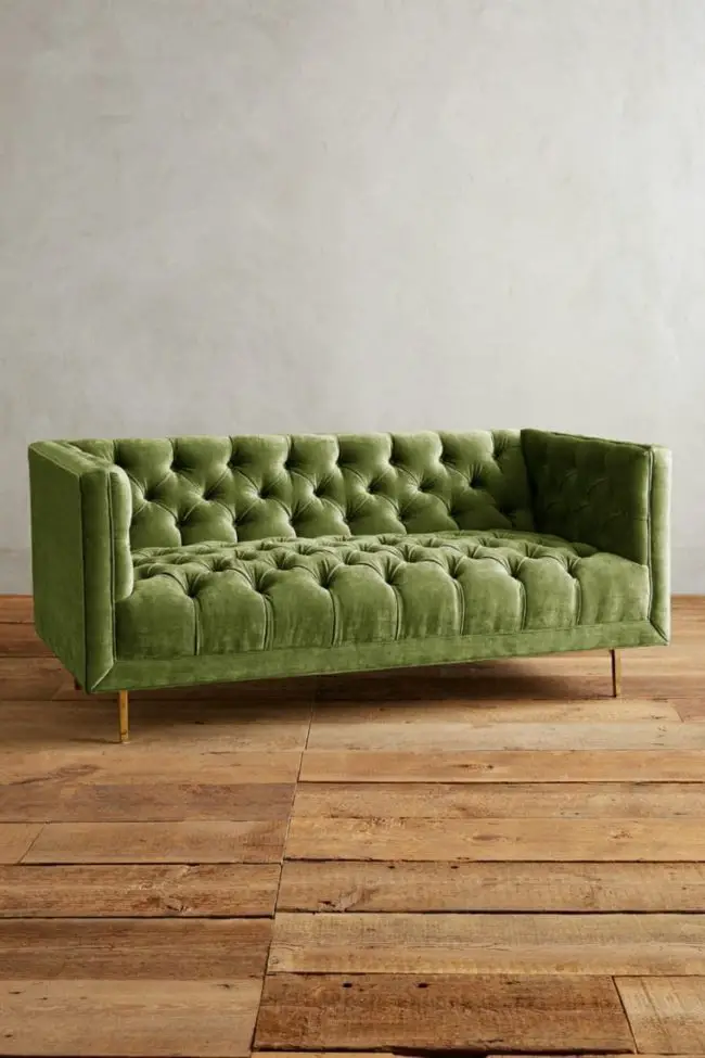 Muebles modernos de color verde
