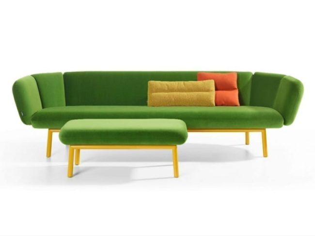 Muebles modernos de color verde; aprovecha el Greenery