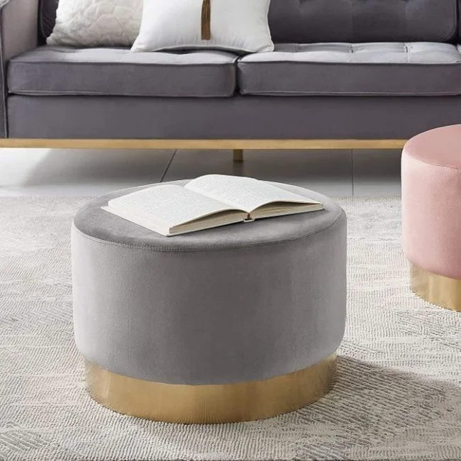 ottoman en velvet
