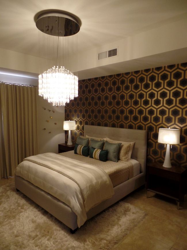 Oro en la decoración de habitaciones
