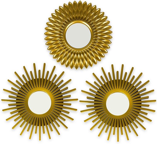 espejos decorativos dorados