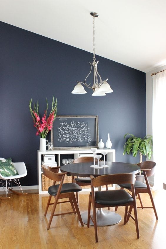 pared azul