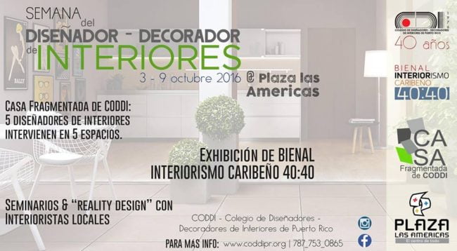 Celebran Semana del Diseñador - Decorador de Interiores