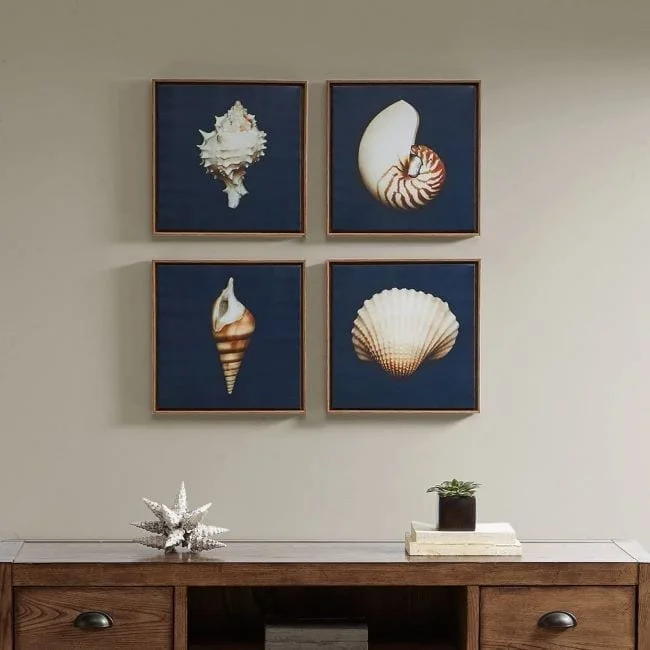cuadrso estilo coastal para decorar en verano