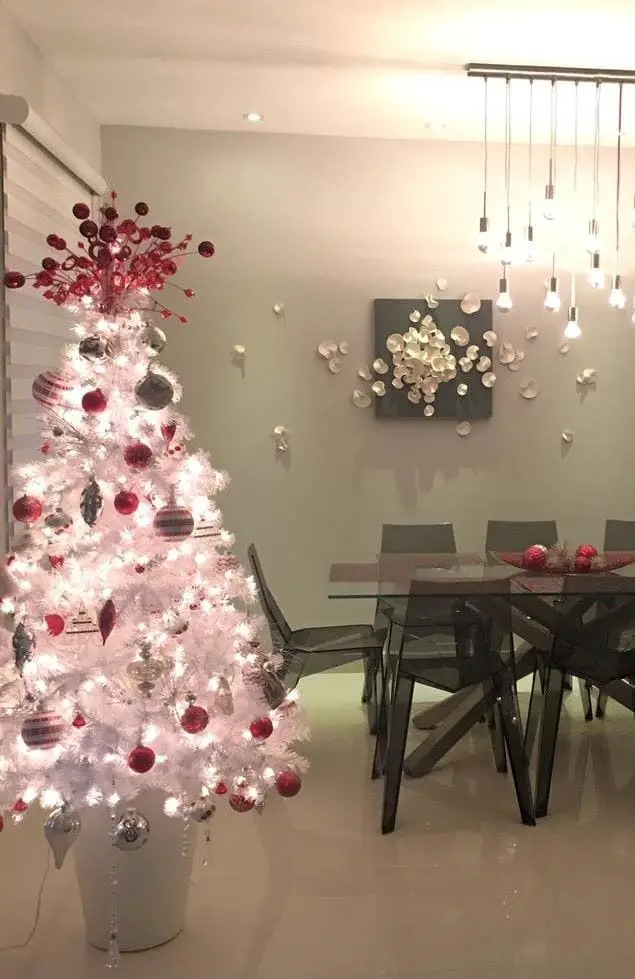 ideas para decorar árboles navideños en maceteros
