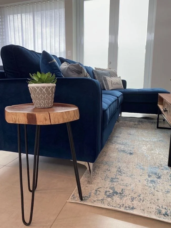 ideas para decorar sala classic blue