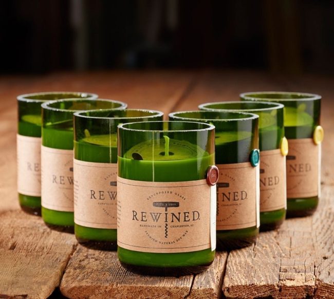 Velas aromáticas Rewined en Abitare