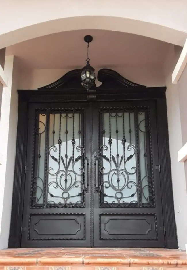 puerta metal galvanizado