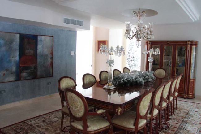 como decorar el comedor en navidad
