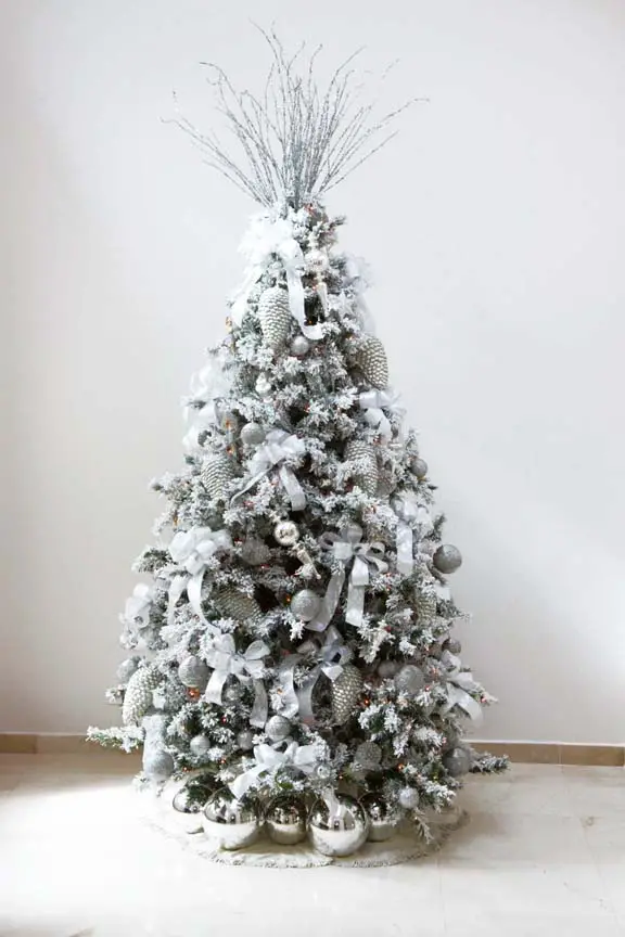 ideas árbol de navidad en colores neutros